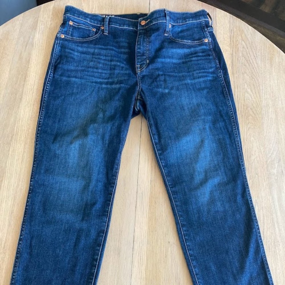 JCREW | Blue Vintage Straight High Rise Jeans | 32 NWOT